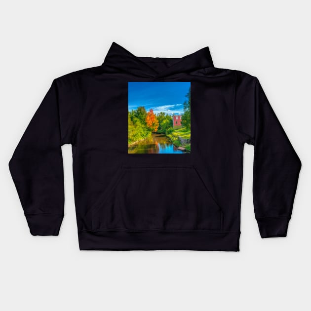 A Touch of Fall Kids Hoodie by kenmo